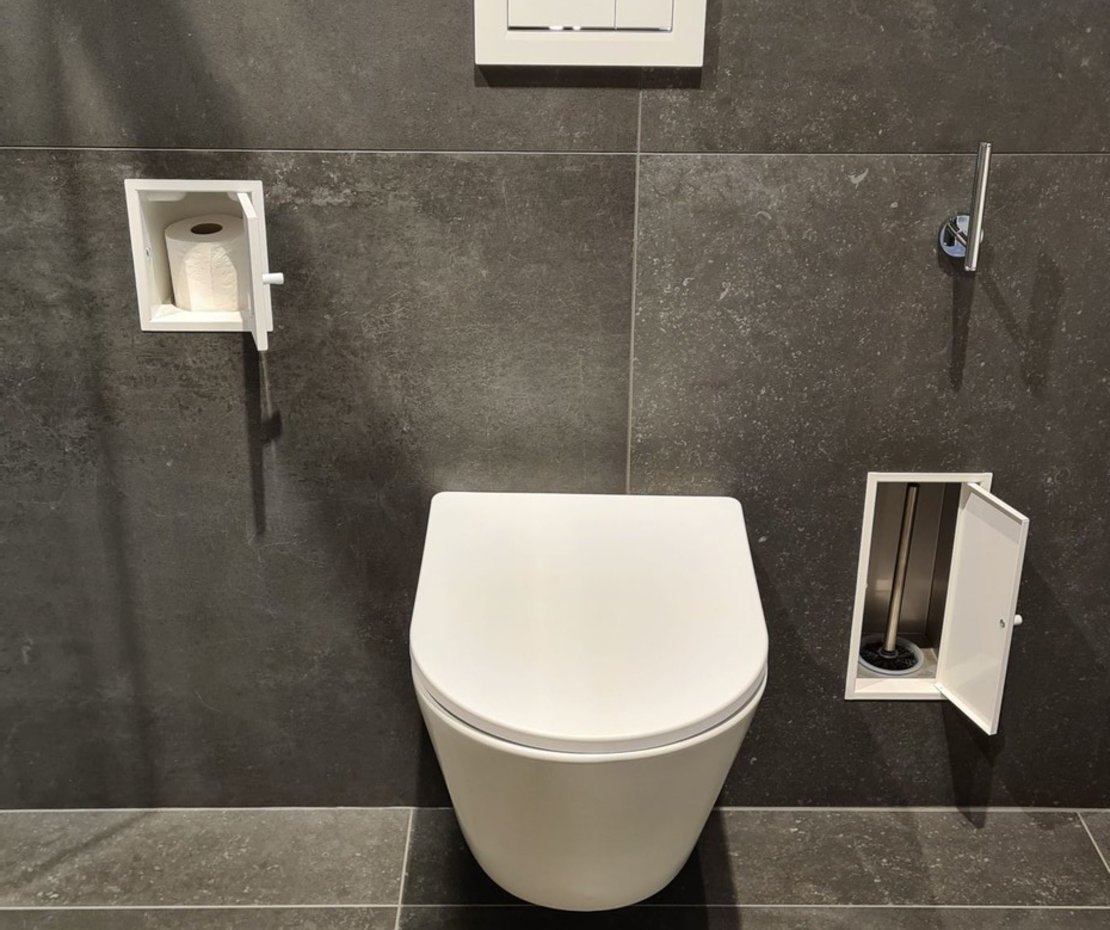 Rimless toilet met strakke afwerking