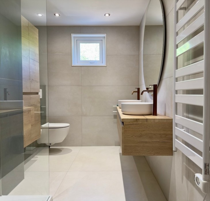 Tijdloze badkamer opstelling