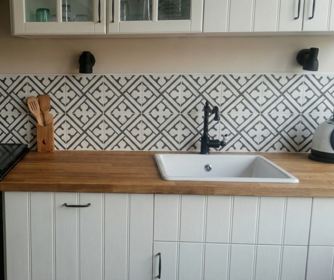 Portugese wandtegels als accent in landelijke keuken