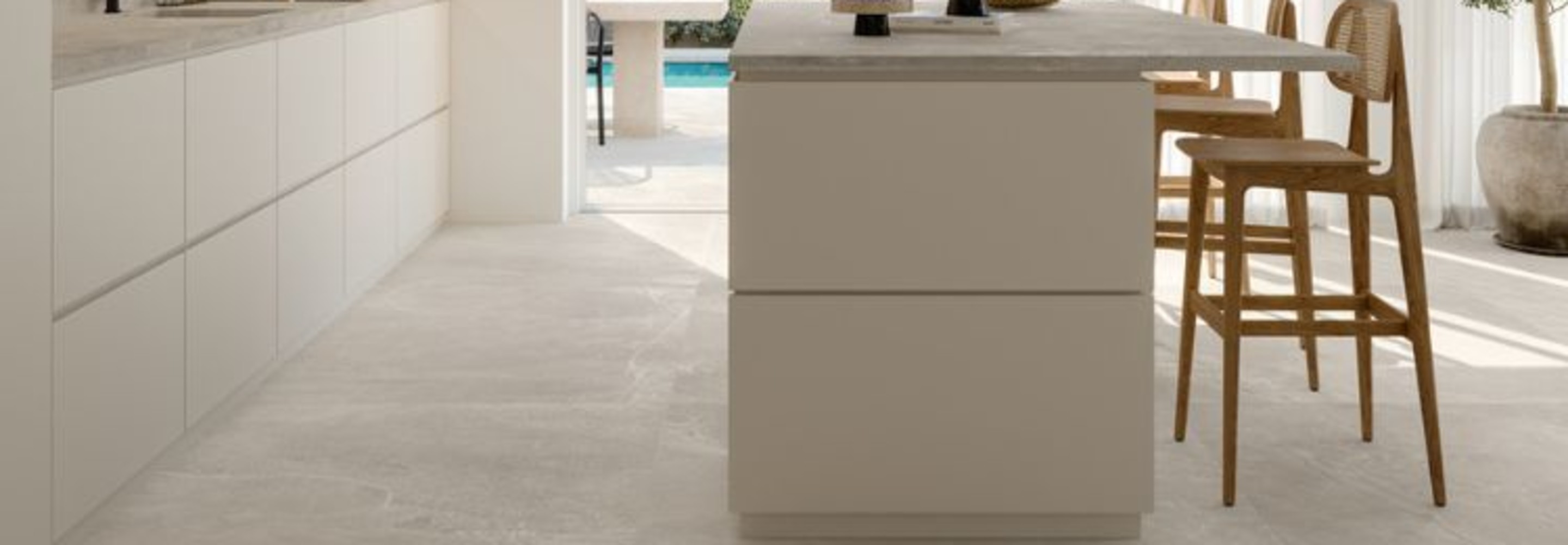 Tegeltrend 2025 - Beige en zandkleuren